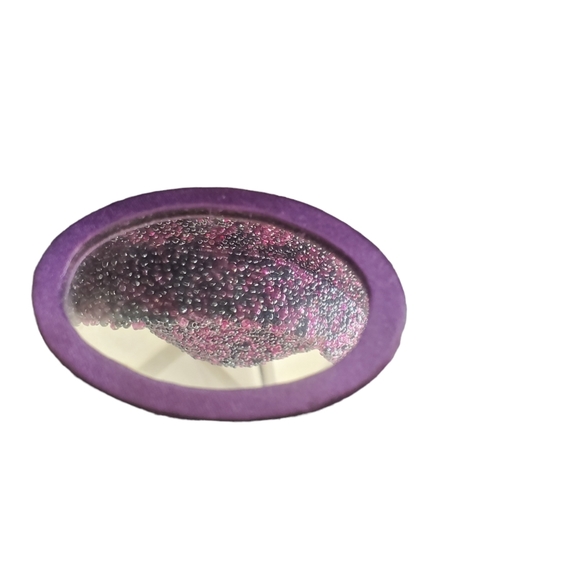 Purple Moyna purple beaded purse - Picture 5 of 10